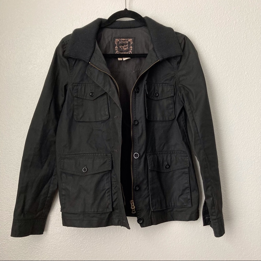 J. Crew Washed and Aged Utility Jacket | Size S - Picture 2 of 5